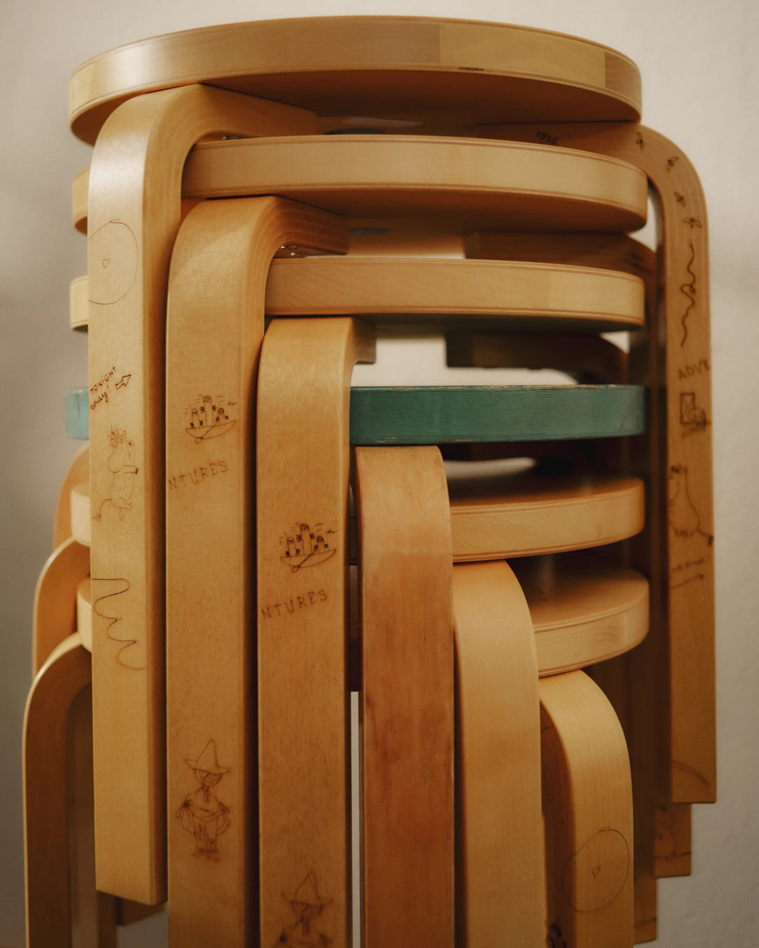 Artek Stool 60 Celebration x Moomin