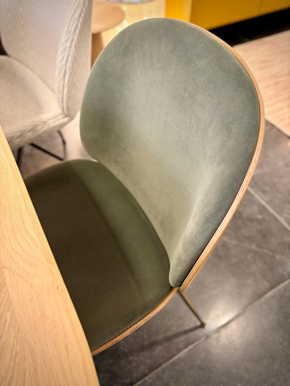 Gubi Beetle Dining Oak Veneer