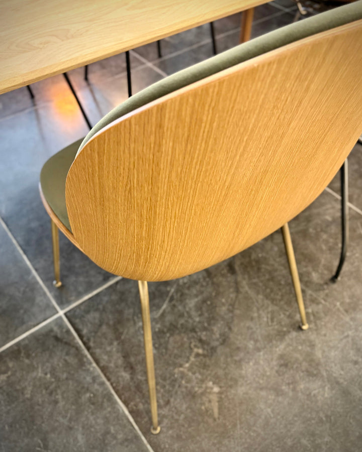 Gubi Beetle Dining Oak Veneer