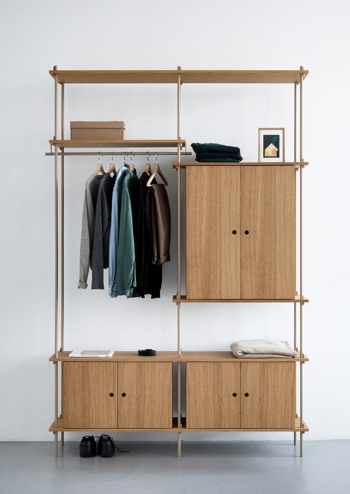 Moebe Shelving System Wardrobe
