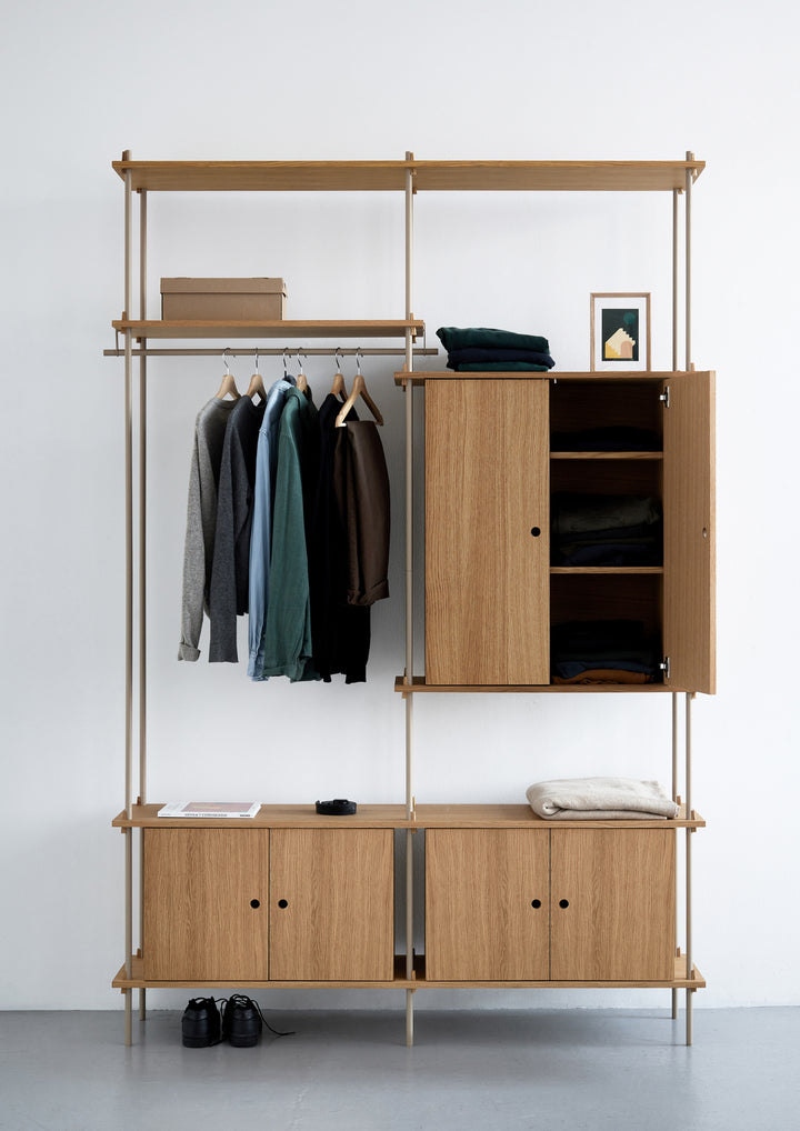 Moebe Shelving System Wardrobe