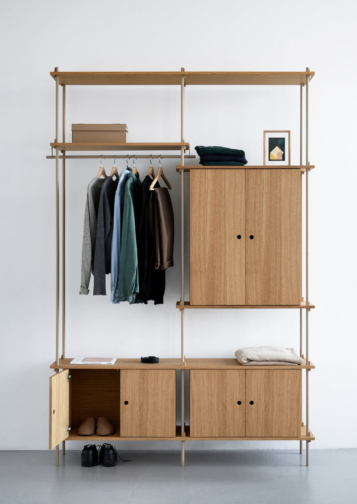 Moebe Shelving System Wardrobe