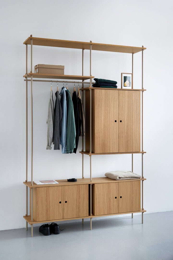 Moebe Shelving System Wardrobe