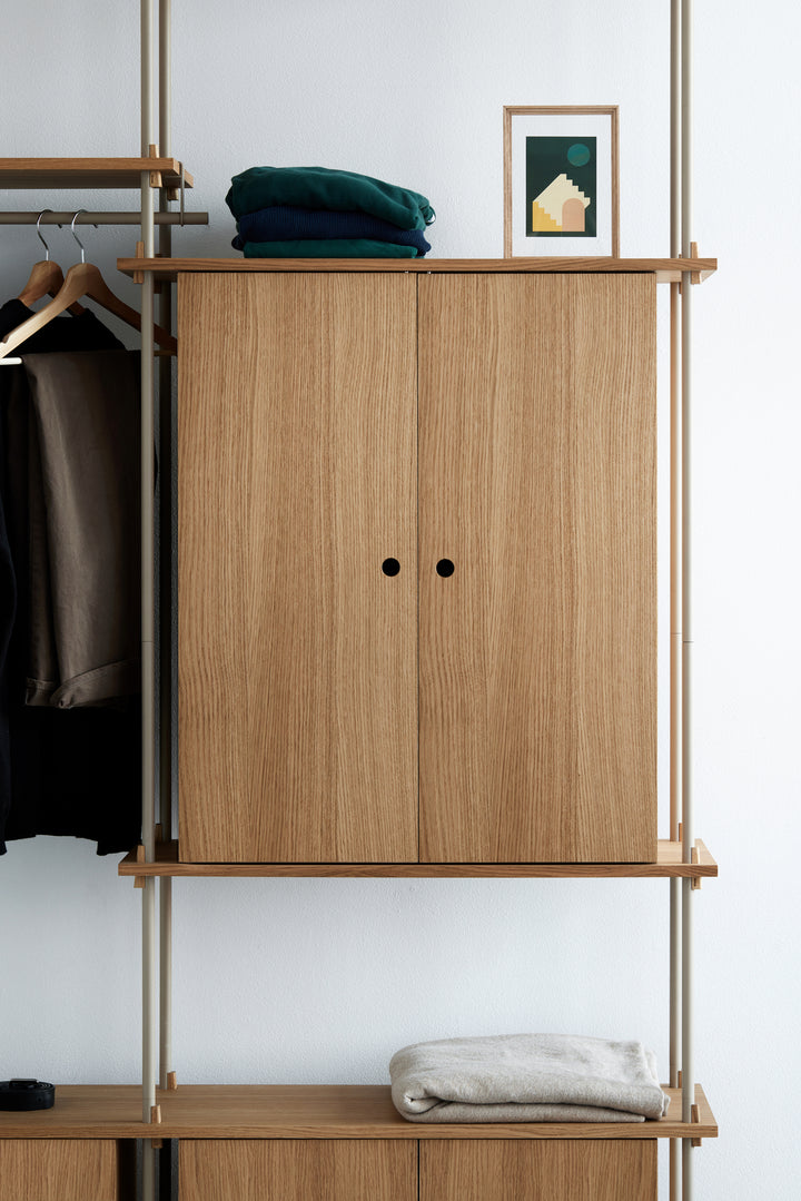 Moebe Shelving System Wardrobe