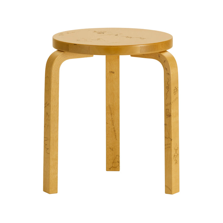 Artek Stool 60 Celebration x Moomin