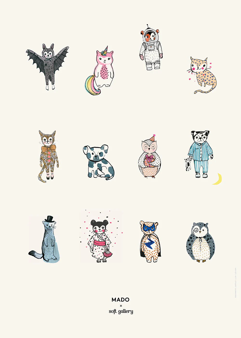 Paper Collective 'All Together Now' Art Print