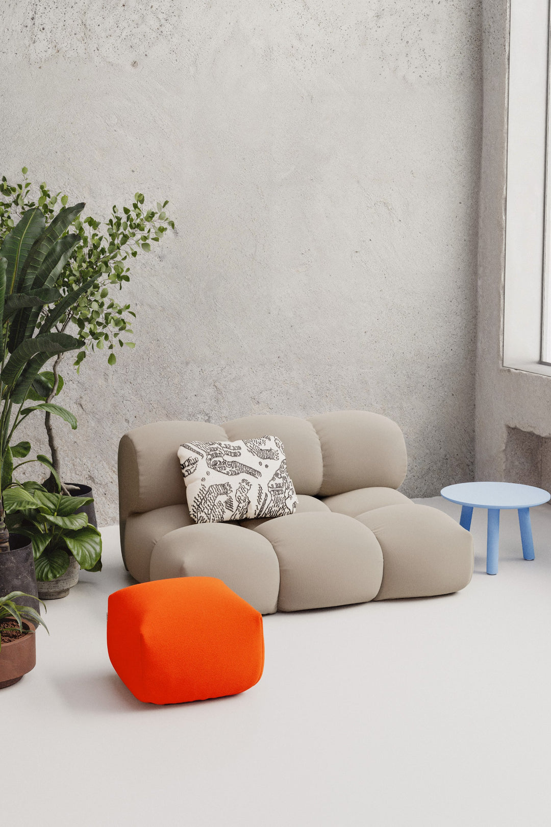 OUT Sander Sofa Pouf Mini