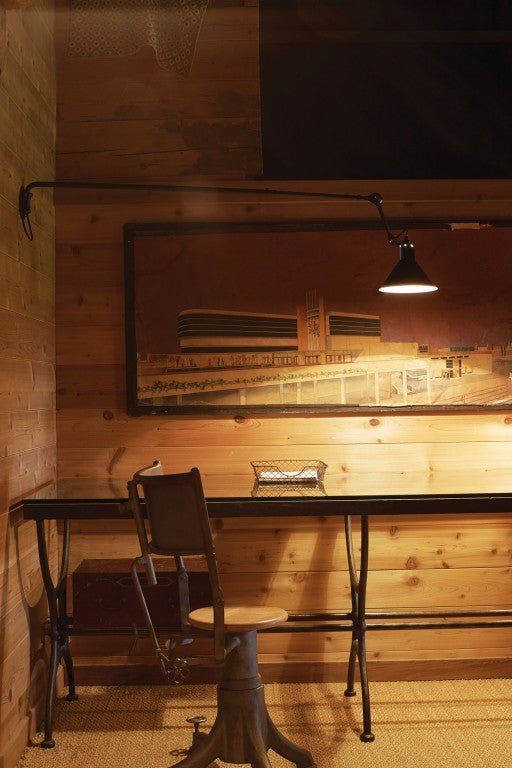 Lampe Gras N°213 Wandlamp