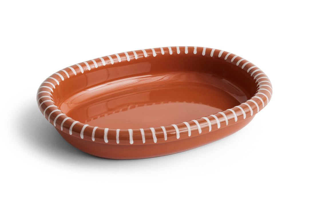 Hay Barro Oval Dish