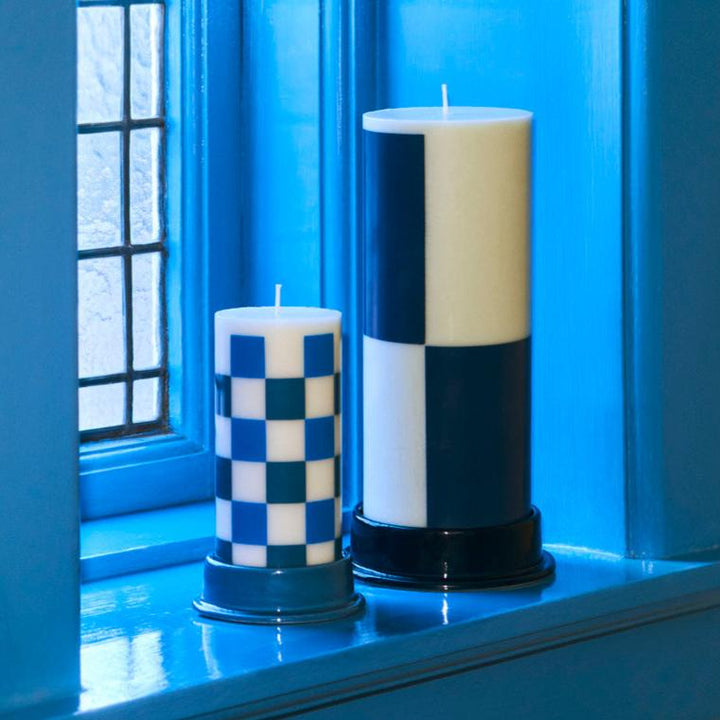 Hay Column Candleholders