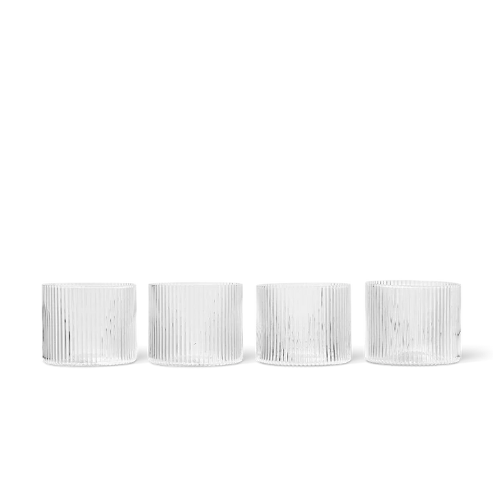 Ferm Living Ripple Low Glasses