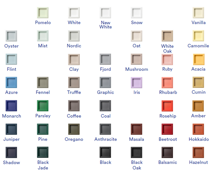 Montana Colour Frame Mirror AROUND