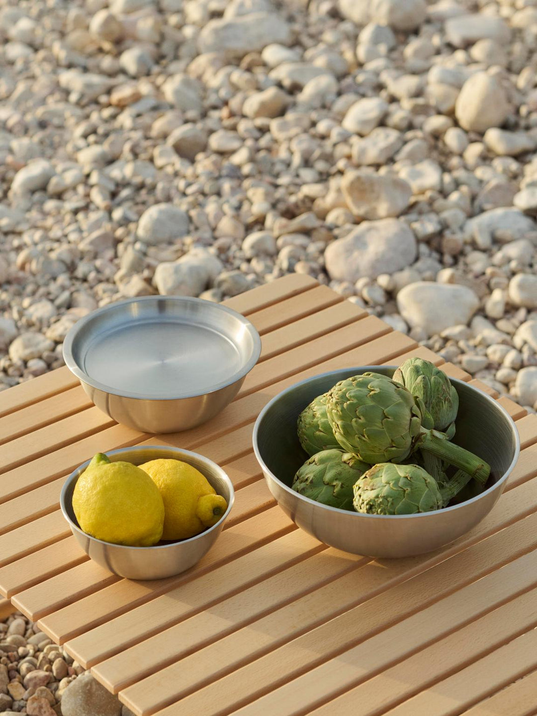 HAY Outdoor Market Steel Bowl with Lid