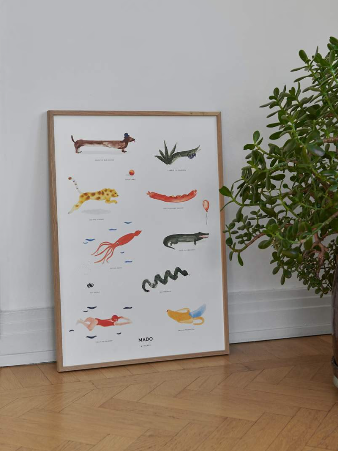 Paper Collective 'MADO & FRIENDS' Art Print