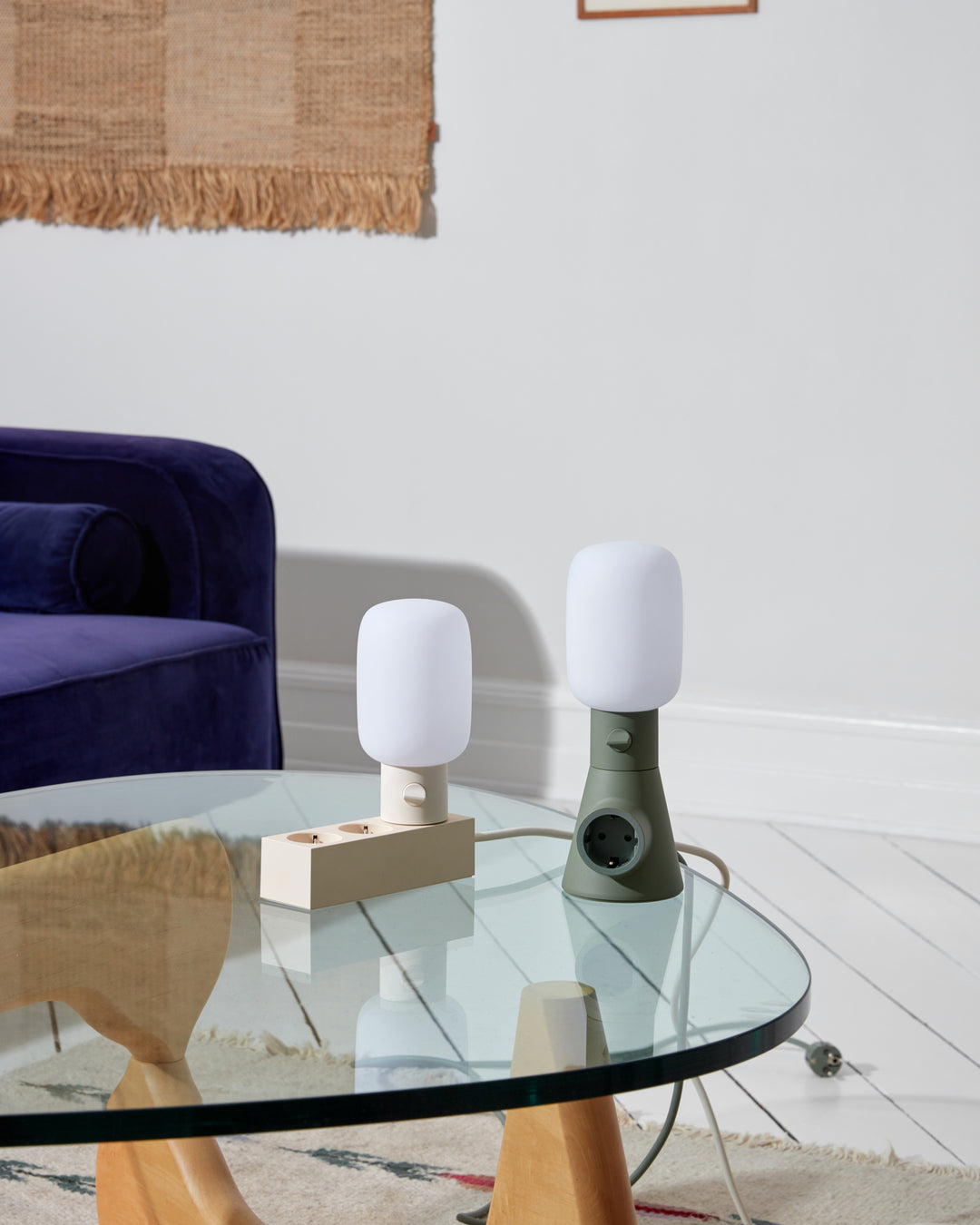 Pedestal Plug-in Lamp