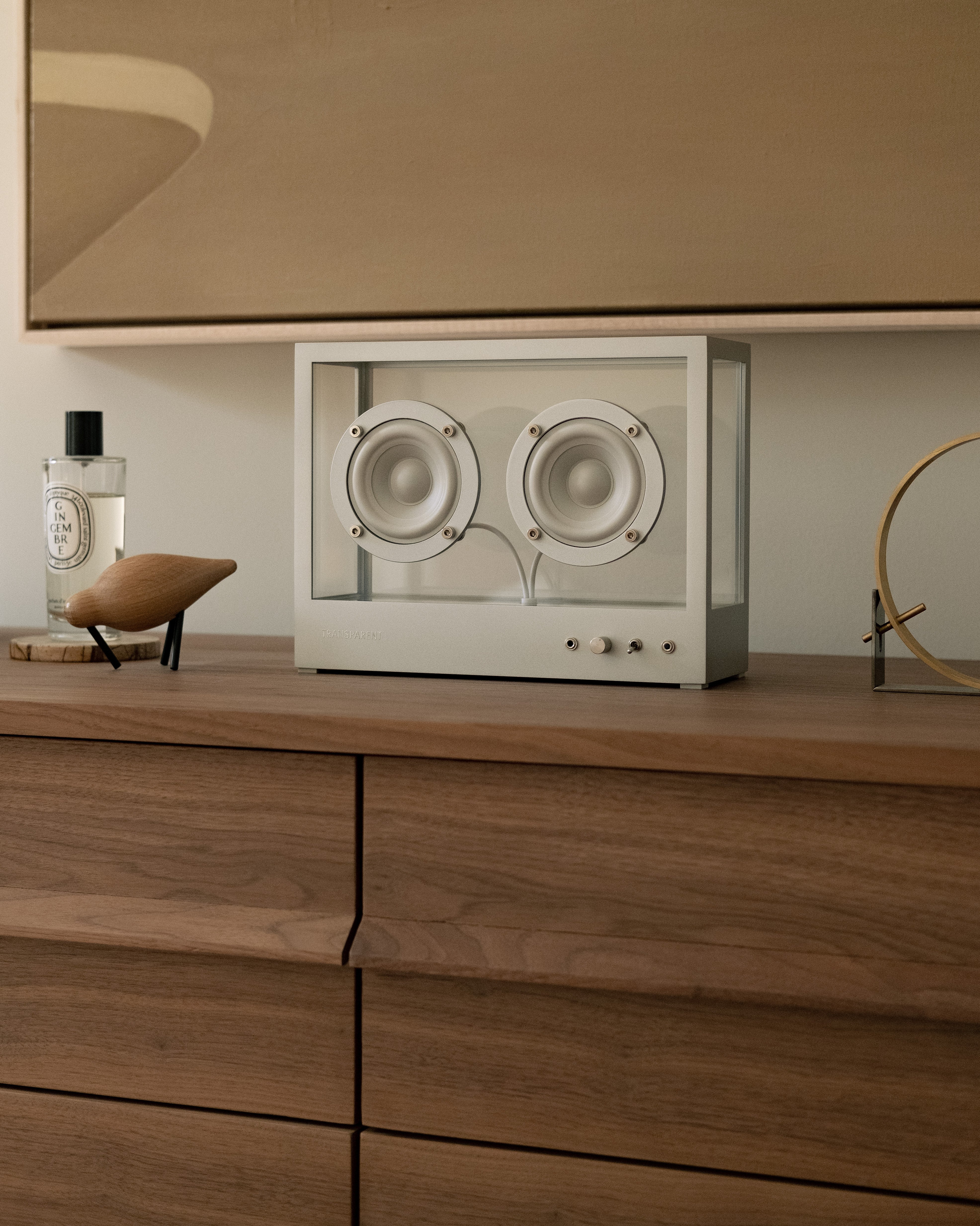 Transparent Small Speaker – De Klare Lijn
