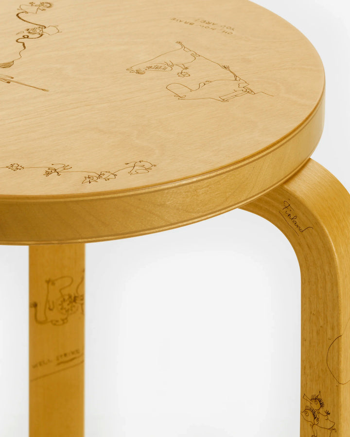 Artek Stool 60 Celebration x Moomin