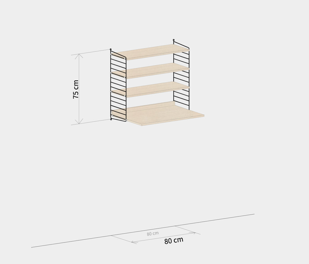 String System Hangkast met bureau