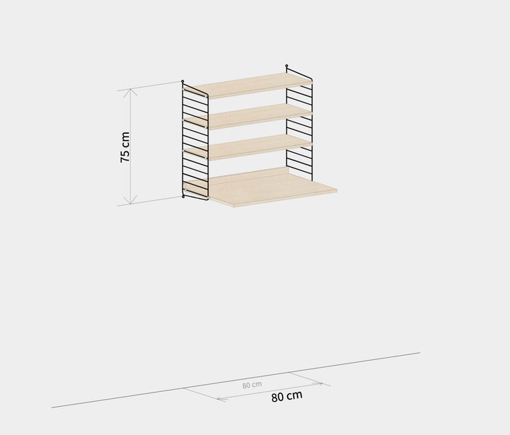 String System Hangkast met bureau