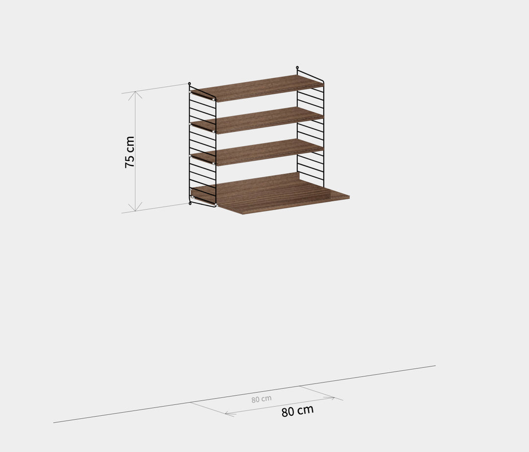 String System Hangkast met bureau