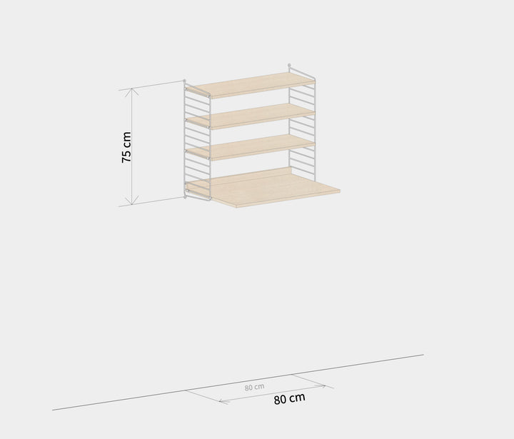 String System Hangkast met bureau
