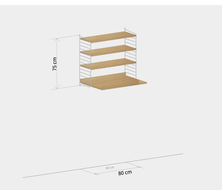 String System Hangkast met bureau