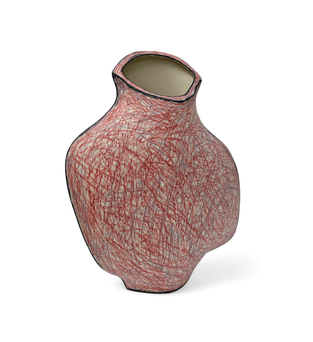 Cor Unum Whimsy Scratched Vase