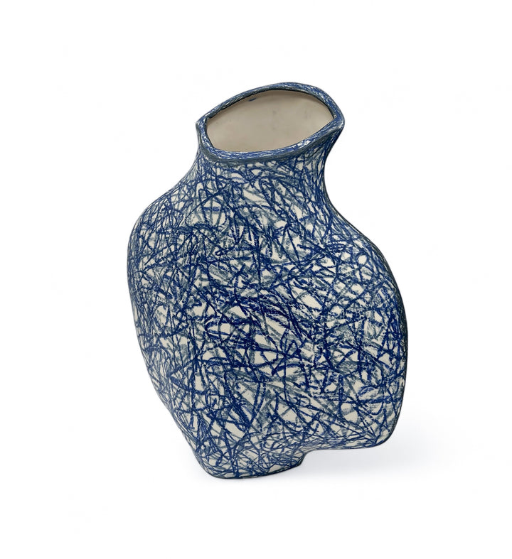 Cor Unum Whimsy Scratched Vase