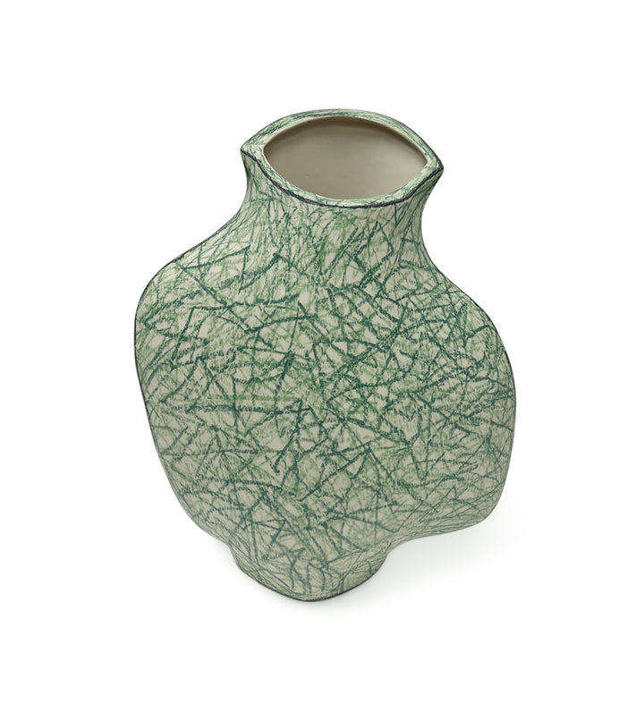 Cor Unum Whimsy Scratched Vase