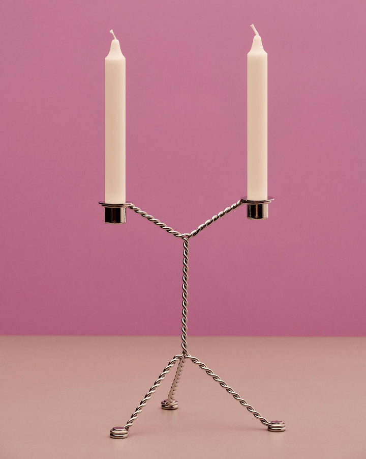 Hay Wire Candleholder