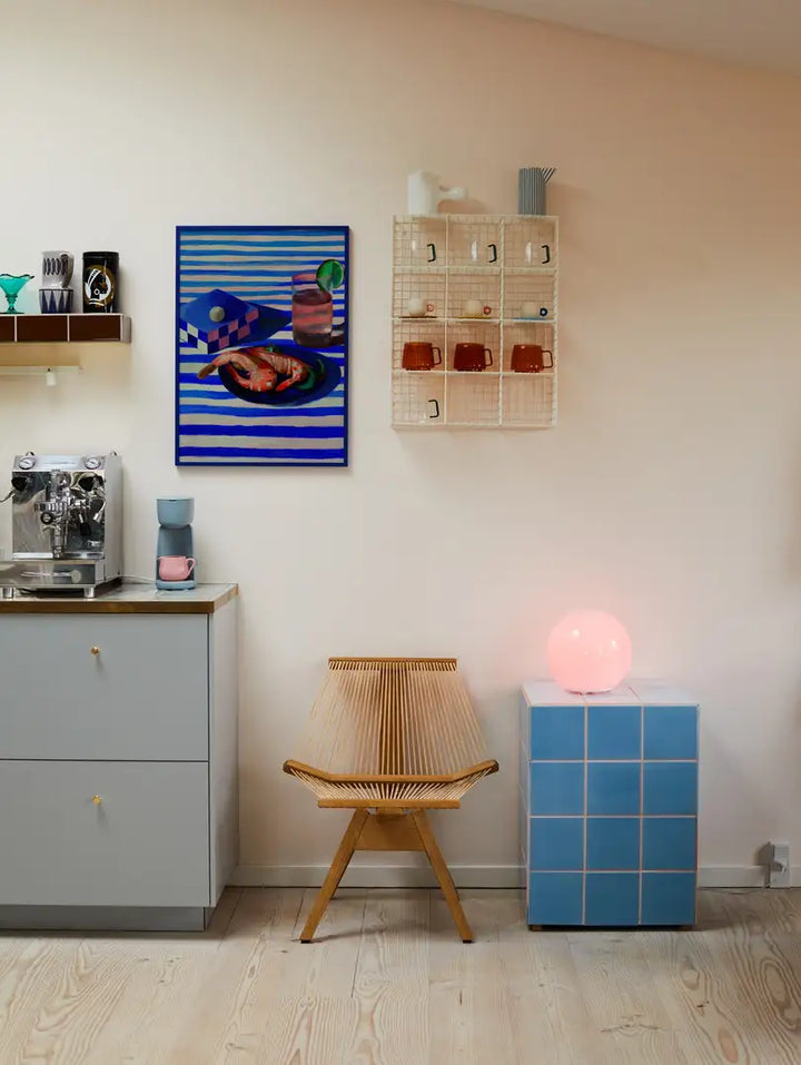 Paper Collective 'Shrimp & Stripes' Art Print