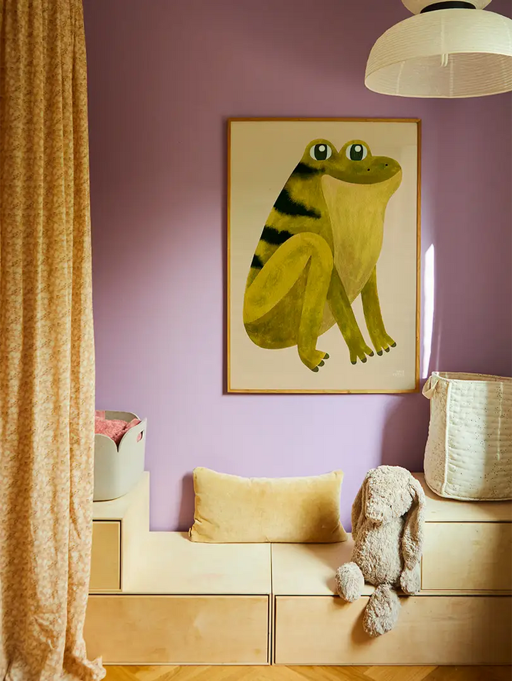 Paper Collective 'Grinning Frog' Art Print
