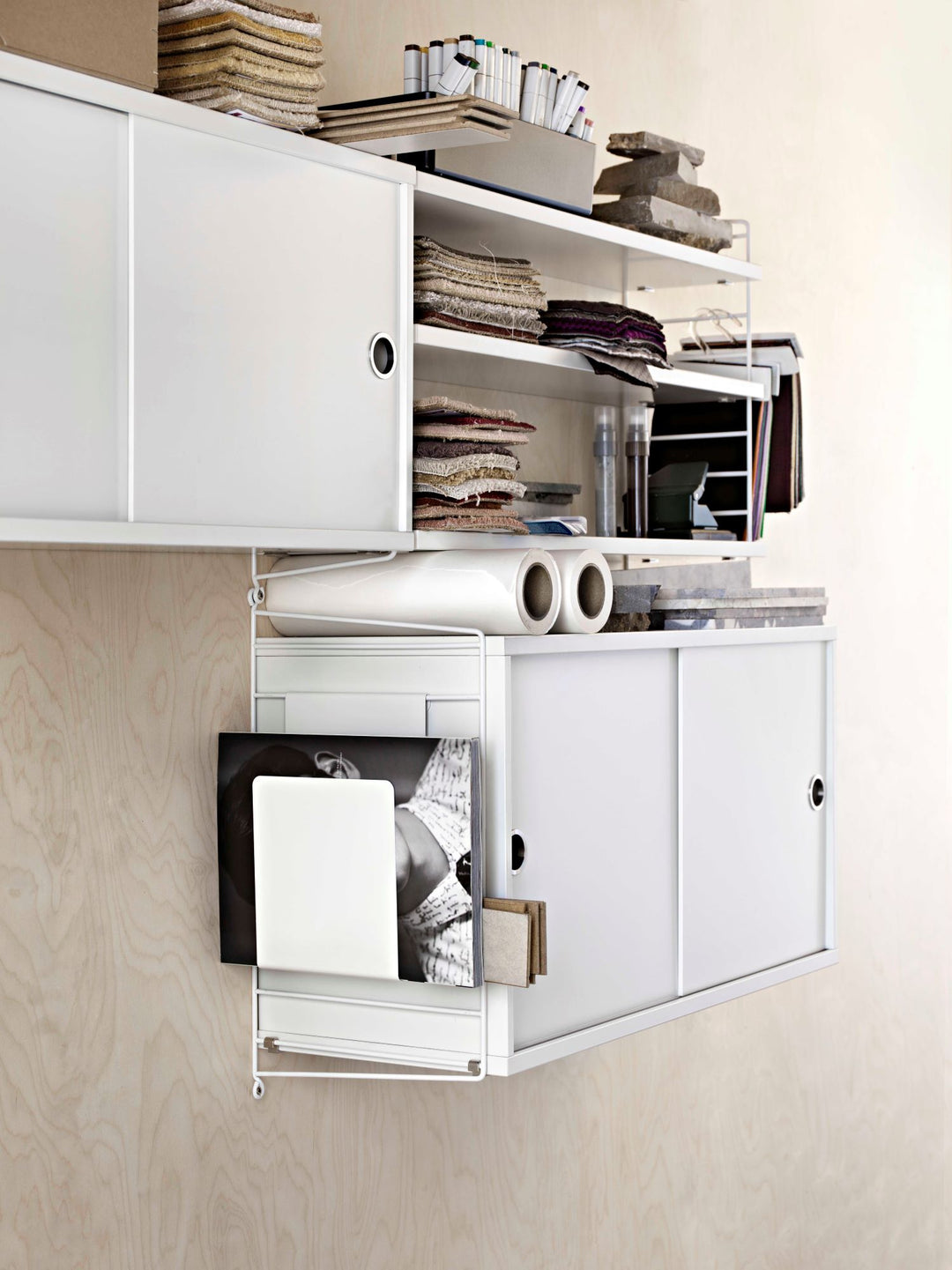 String Magazine Holder