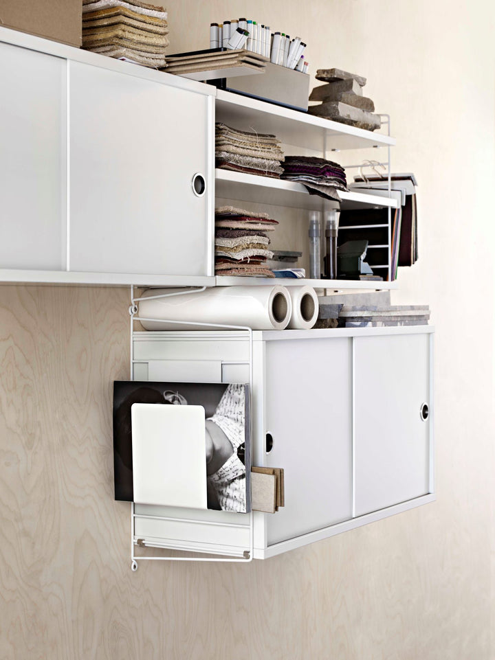 String Magazine Holder