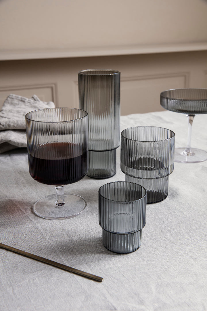 Ferm Living Ripple Wine Glasses