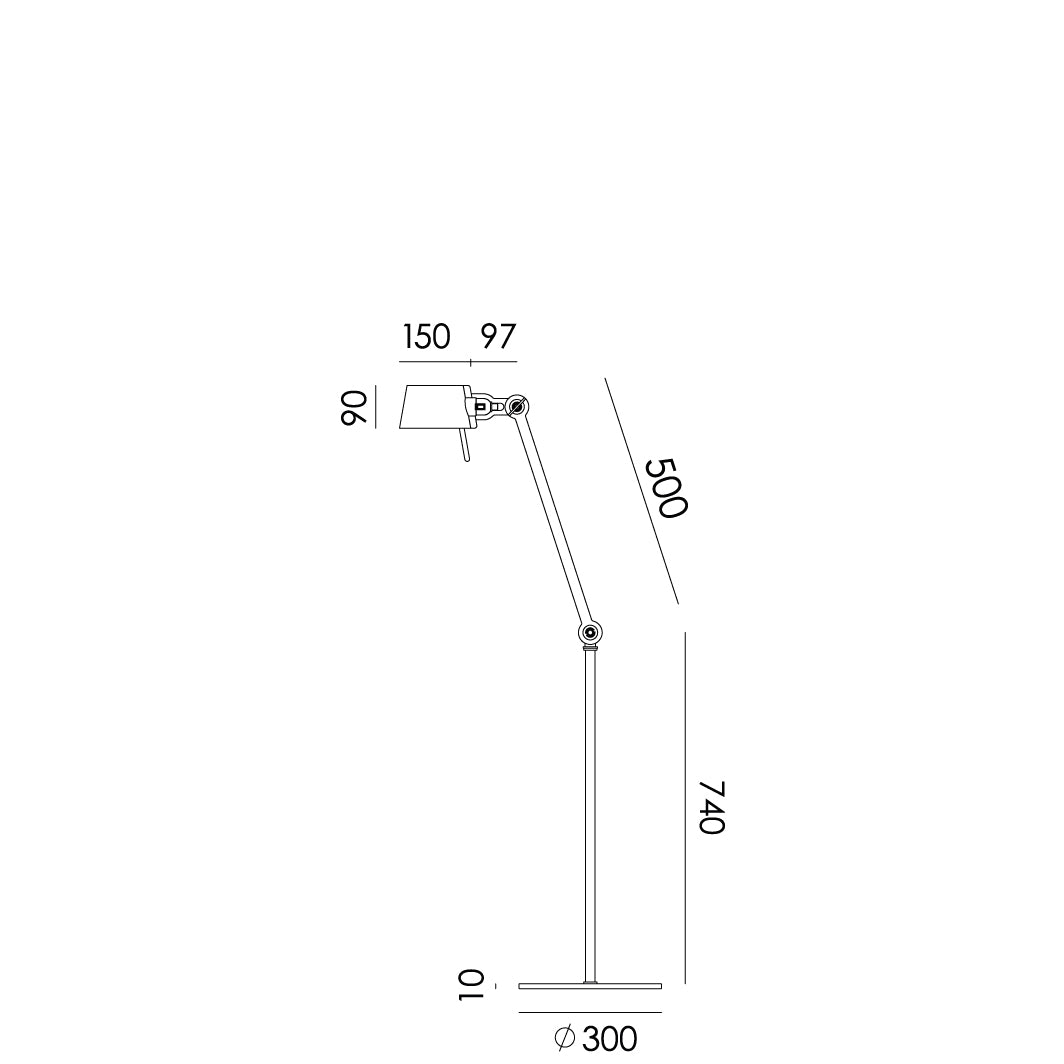 Tonone Bolt 1-Arm Floor