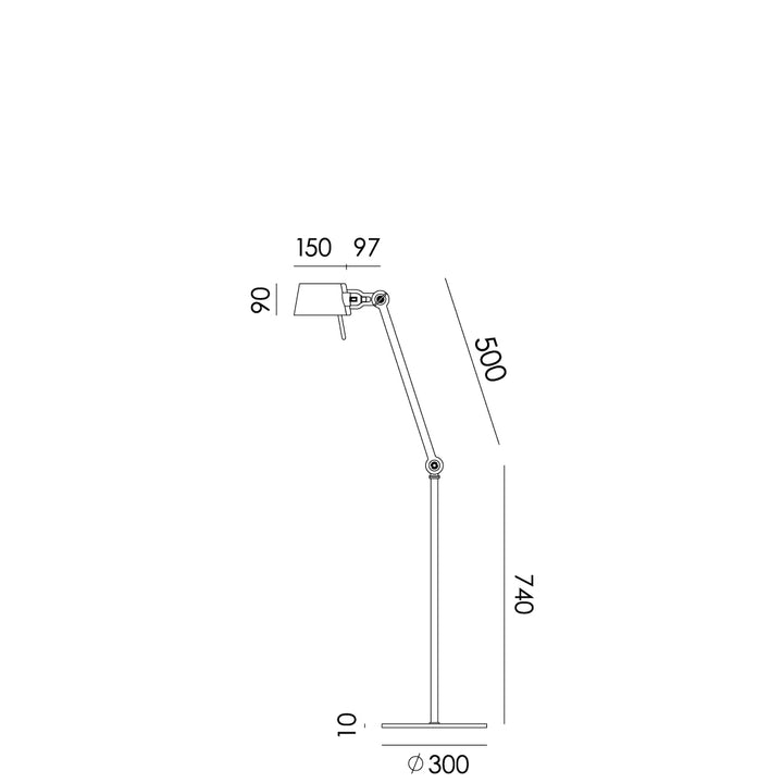 Tonone Bolt 1-Arm Floor